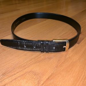 Black Leather Belt